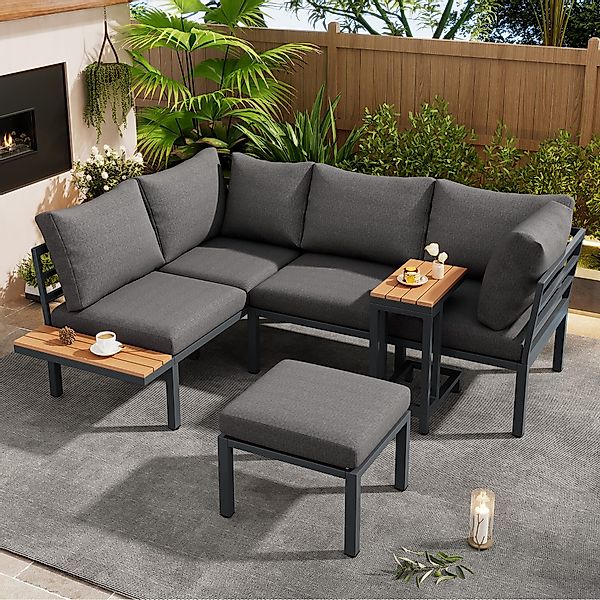 MODFU Gartenlounge-Set Gartenmöbel Set, geeignet für günstig online kaufen