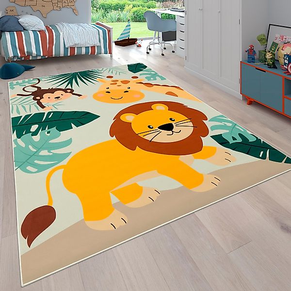Paco Home Kinderteppich "Bino 582" rechteckig 4 mm Höhe Spielteppich, Motiv günstig online kaufen