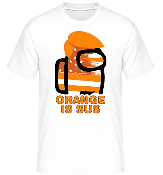 Orange Is Sus Among Us · Shirtinator Männer T-Shirt günstig online kaufen