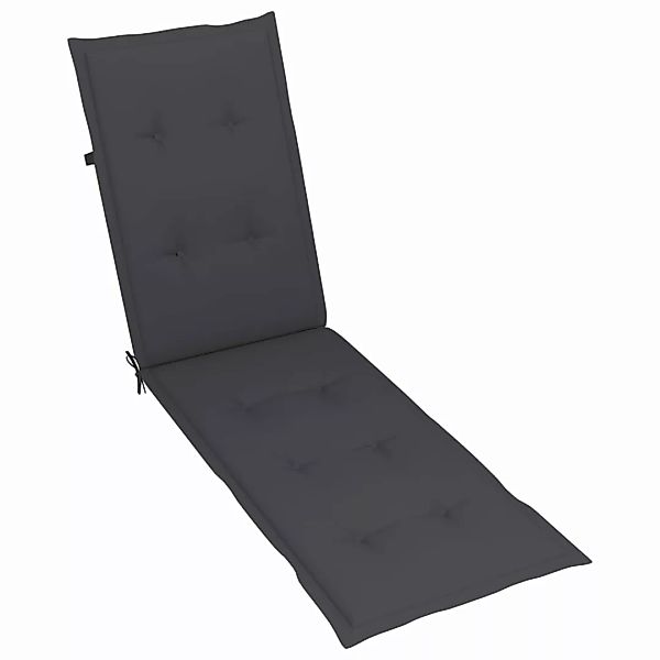 Liegestuhl-auflage Anthrazit (75+105)x50x4 Cm günstig online kaufen