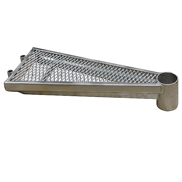 Treba Außenspindeltreppe Arizona 1 Streckgitter Stufenerweiterung Ø 130 cm günstig online kaufen