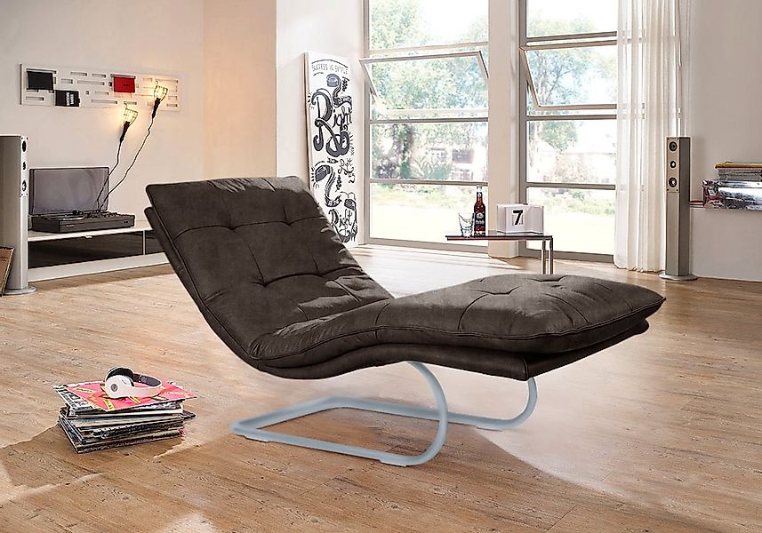 W.SCHILLIG Relaxliege »daily dreams« in Waffelkissen-Optik, wahlweise mit M günstig online kaufen