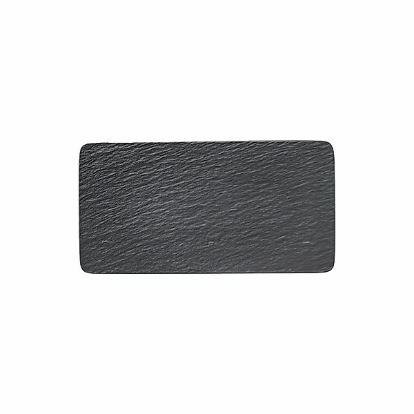 Villeroy & Boch Servierplatte "Servierplatte Manufacture Rock 35 cm schwarz günstig online kaufen
