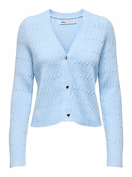 ONLY Strickjacke "ONLKATIA LS CABLE V-NECK CARDIGAN CC KNT" günstig online kaufen