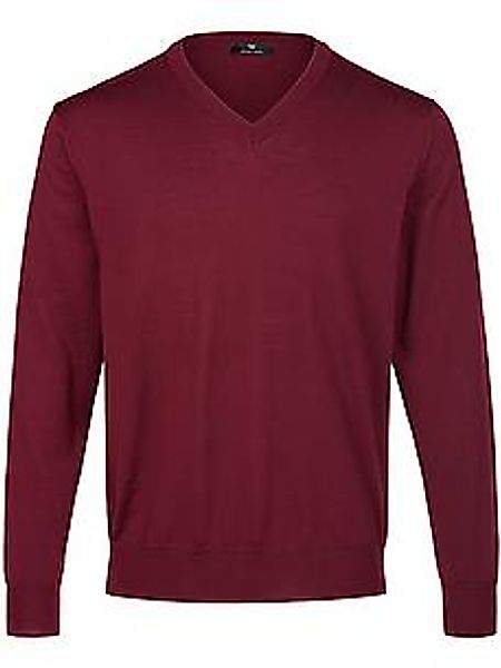 V-Pullover Peter Hahn rot günstig online kaufen