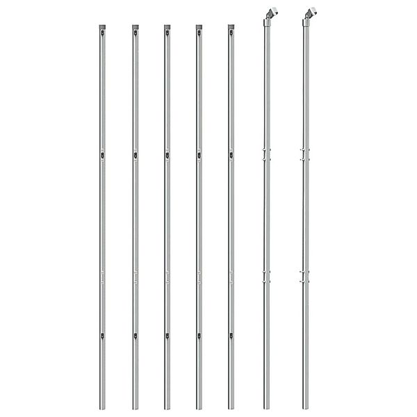 vidaXL Gartenzaun Maschendrahtzaun Silbern 1,4x10 m, günstig online kaufen