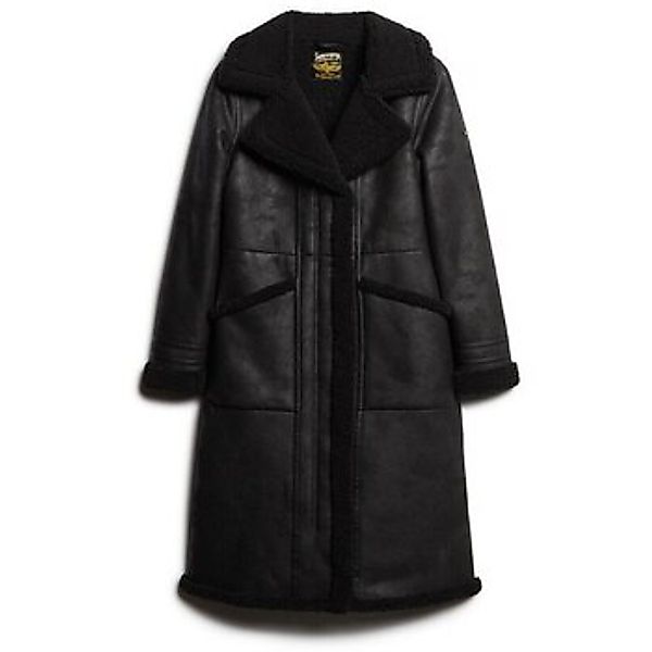 Superdry  Damenmantel Blouson aviateur long en peau lainée synthétique femm günstig online kaufen