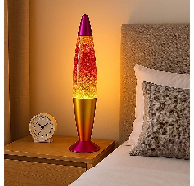 GLOBO LIGHTING Lavalampe, LED-Leuchtmittel fest verbaut, Warmweiß, Tischleu günstig online kaufen