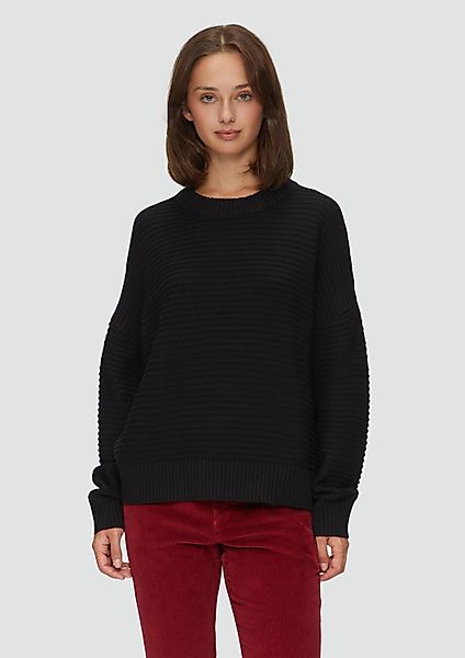 s.Oliver Longpullover Strickpullover Oversized Strickpullover mit günstig online kaufen