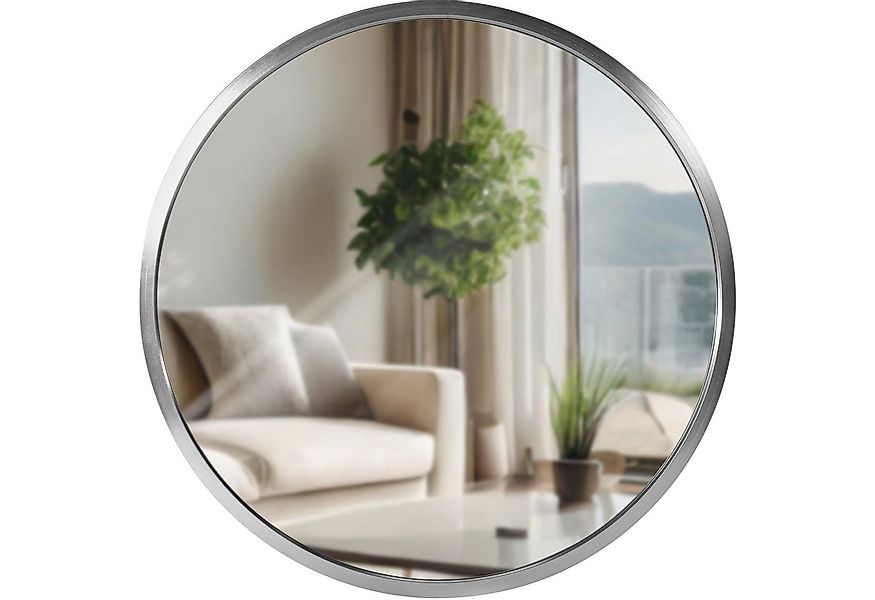 CLP Wandspiegel Elsie, Rund, Modern, 30 / 45 / 60 / 80 cm Metallrahmen günstig online kaufen