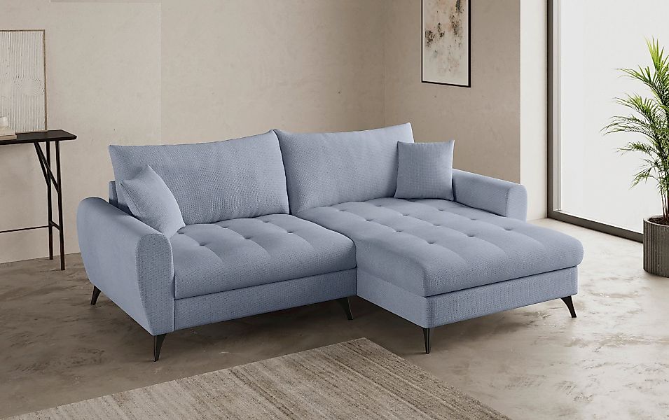 Mr. Couch Ecksofa "Blackburn II L-Form", Wahlweise mit Kaltschaumpolsterung günstig online kaufen