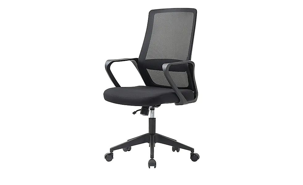 Bürodrehstuhl  Heller ¦ schwarz ¦ Maße (cm): B: 56 H: 102 T: 57.0 Stühle > günstig online kaufen