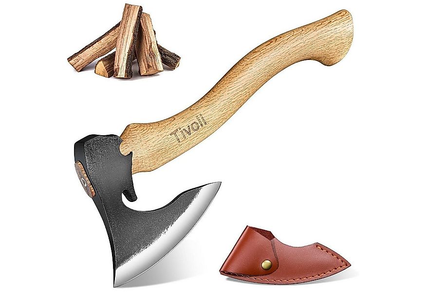 LuxusKollektion Universalaxt Axt Survival 42cm Kohlenstoffstahl Holzgriff L günstig online kaufen