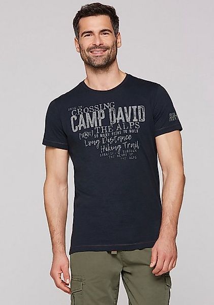 CAMP DAVID T-Shirt mit Logodrucken günstig online kaufen