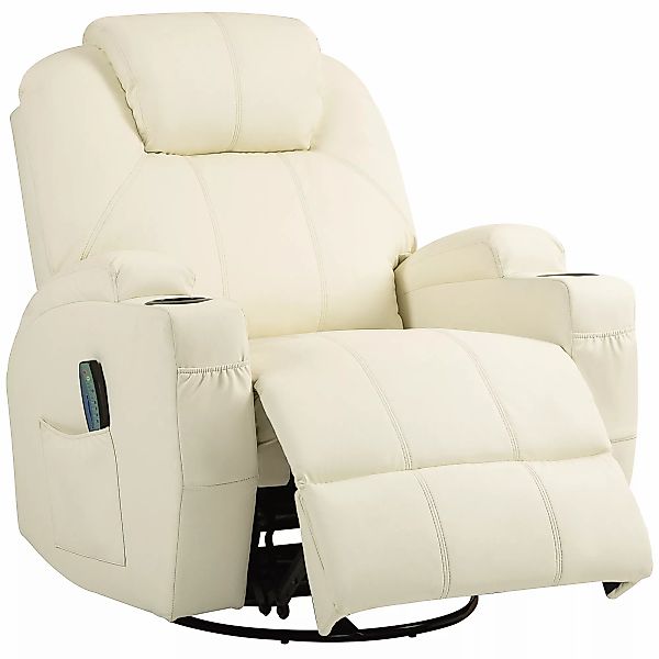 HOMCOM Relaxsessel elektrisch mit Massagefunktion, Belastbarkeit 150 kg, Fe günstig online kaufen
