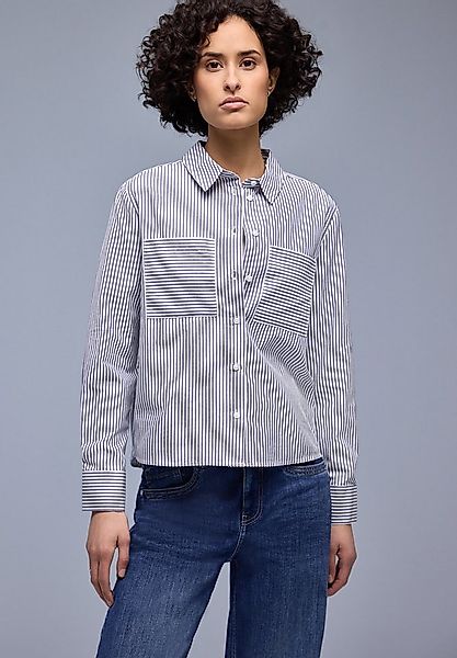 STREET ONE Hemdbluse mit Brust Taschen günstig online kaufen