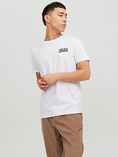 Jack & Jones Rundhalsshirt JJECORP mit Logo-Print und klassischem Rundhals günstig online kaufen