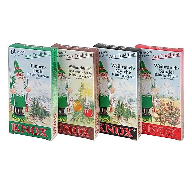 KNOX Duftkerze 078650, Räucherkerzen 4er Set: Tradition, Räucherkerzen Größ günstig online kaufen