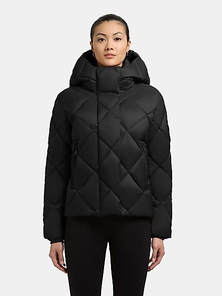khujo Steppjacke "Lilian" mit Kapuze Damen Winterjacke mit Karo-Steppung günstig online kaufen