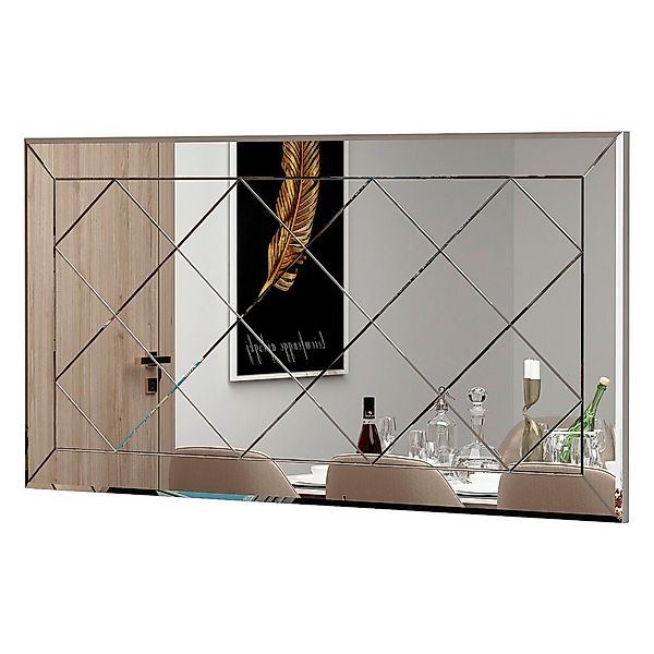 Wandspiegel Pauli transparent Glas B/H/T: ca. 120x60x2,2 cm günstig online kaufen