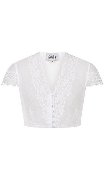 Nübler Dirndlbluse Dirndlbluse Tabea KA in Weiß von Nübler günstig online kaufen