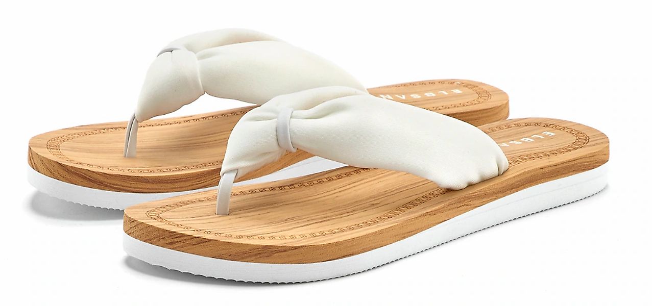 Elbsand Badezehentrenner "Sandale, Badelatsche, Flip Flop, Mule, Pantolette günstig online kaufen