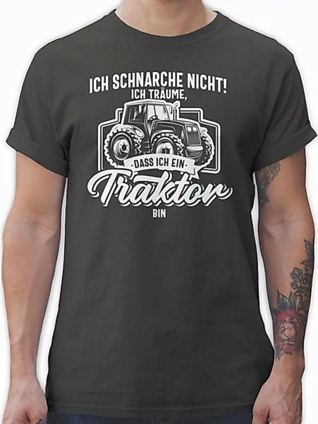 Shirtracer T-Shirt Ich schnarche nicht ich träume dass ich ein Traktor bin günstig online kaufen