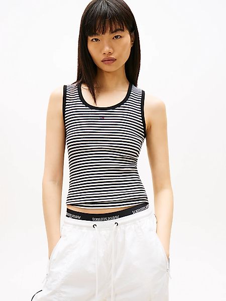 Tommy Jeans Tanktop "TJW ESSENTIAL RIB TANK EXT" mit gerippter Struktur günstig online kaufen