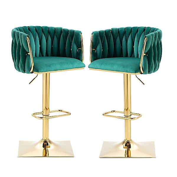 OKWISH Barhocker Drehbare Barhocker, 2er-Set, höhenverstellbare günstig online kaufen
