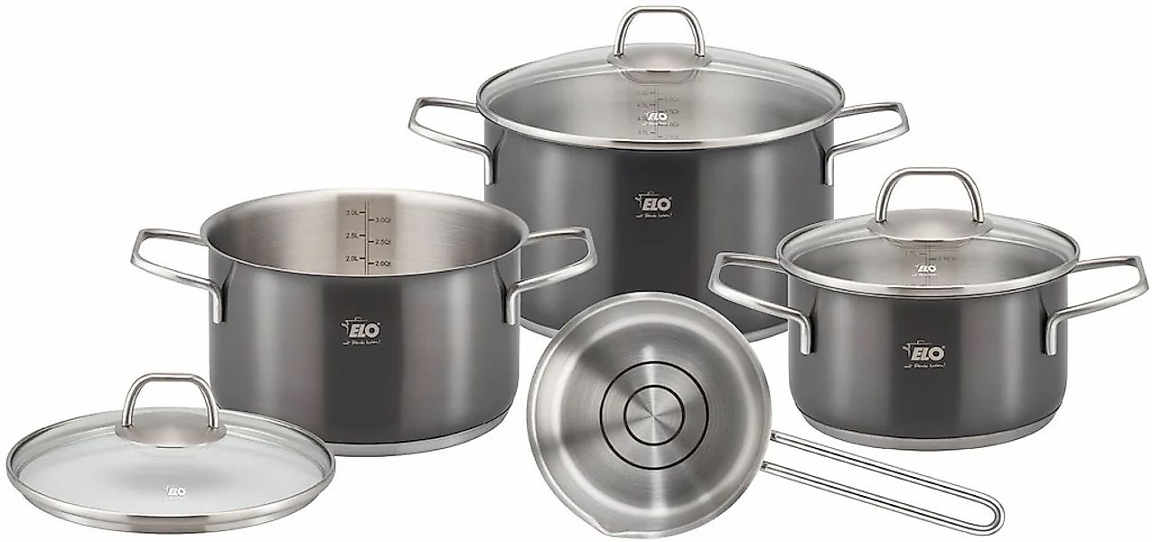 Elo Topf-Set "Twice Select Topfset 6-teilig" Set, 6 Stk. tlg. Edelstahl 18/ günstig online kaufen