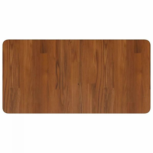 vidaXL Waschtischplatte Dunkelbraun 80x40x1,5 cm Massivholz Behandelt günstig online kaufen