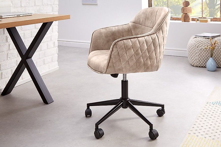 riess-ambiente Drehstuhl EUPHORIA champagner greige, Büro günstig online kaufen