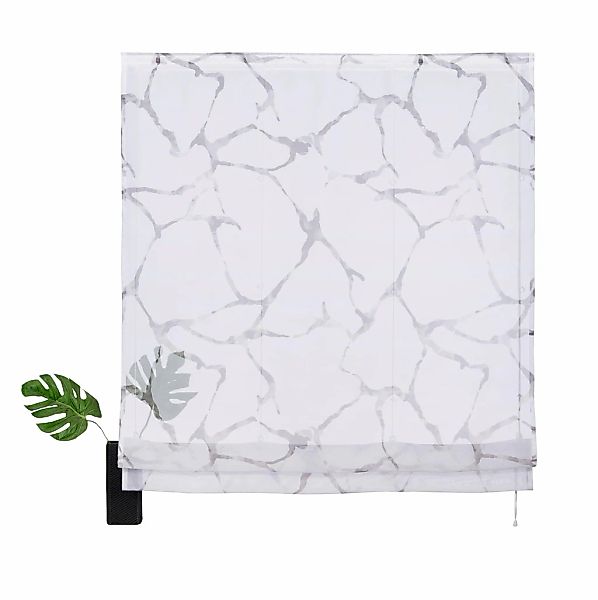 my home Raffrollo "Fulda" mit Klettschiene Transparent, Voile, Polyester günstig online kaufen