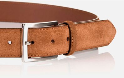 MONTI Ledergürtel 3,5 cm breit, Business-Casual, günstig online kaufen