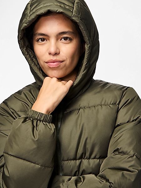 pieces Steppjacke "PCMADDIE PUFFER JACKET NOOS BC" mit Kapuze günstig online kaufen