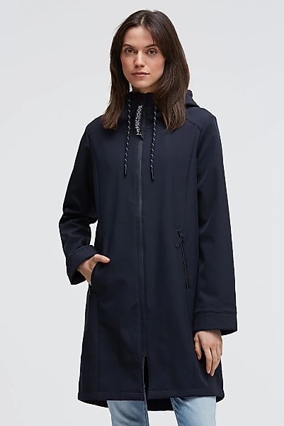 SOCCX Softshelljacke mit Kapuze mit seitlichen Reißverschlusstaschen günstig online kaufen