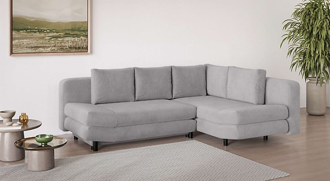 Home affaire Ecksofa »LENNARA Schlafsofa mit Bettkasten, Maße B/T/H: 234/17 günstig online kaufen