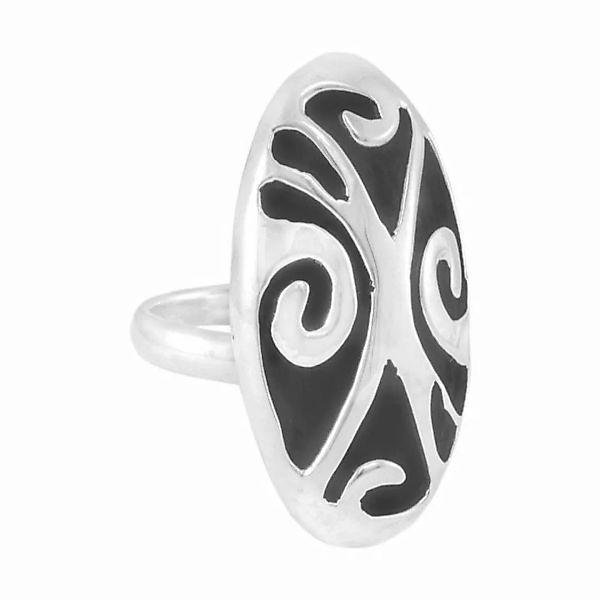 Silber Ring Ornament Oval Fair-trade Und Handmade günstig online kaufen