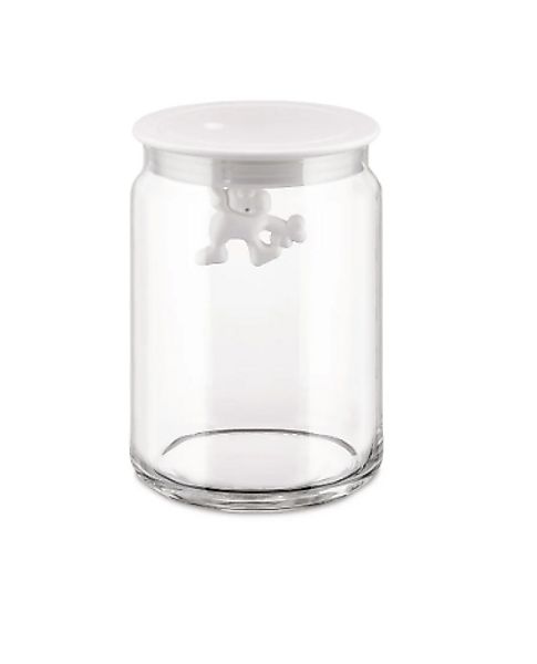 Gianni Vorratsdose aus Glas 0,9 L – Aufbewahrungsdose mit Deckel weiß günstig online kaufen