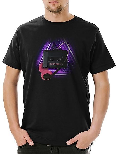 Urban Backwoods Print-Shirt Cassette Player II Herren T-Shirt Audio Kassett günstig online kaufen