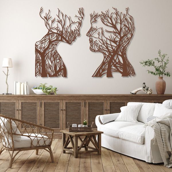 EYOKA Wanddekoobjekt 3D Wandbild aus Holz günstig online kaufen