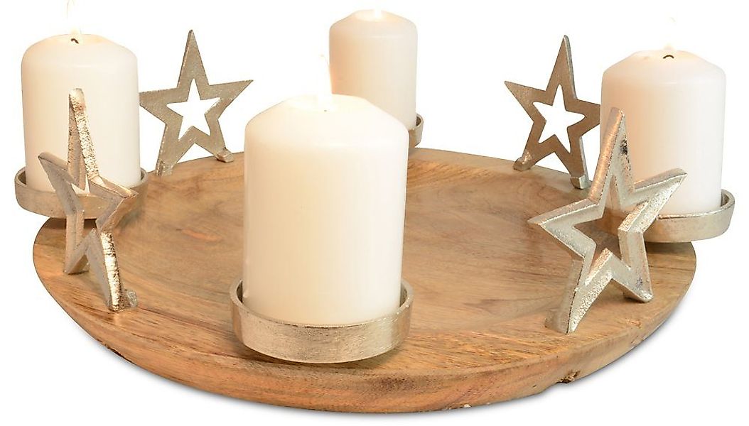 RIFFELMACHER & WEINBERGER Adventskranz Kerzenhalter "Runder günstig online kaufen