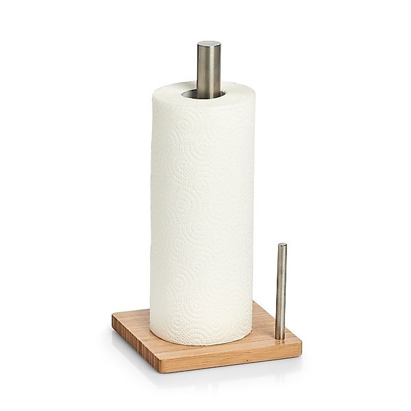 Zeller Present Küchenrollenhalter Edelstahl/Bambus günstig online kaufen