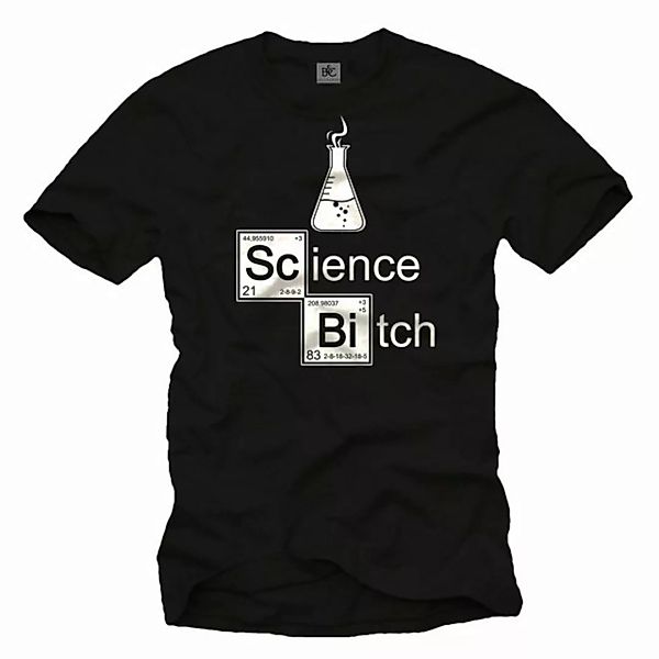MAKAYA Print-Shirt Bad Science T-Shirt Chemie Studenten Geschenke Männer Dr günstig online kaufen