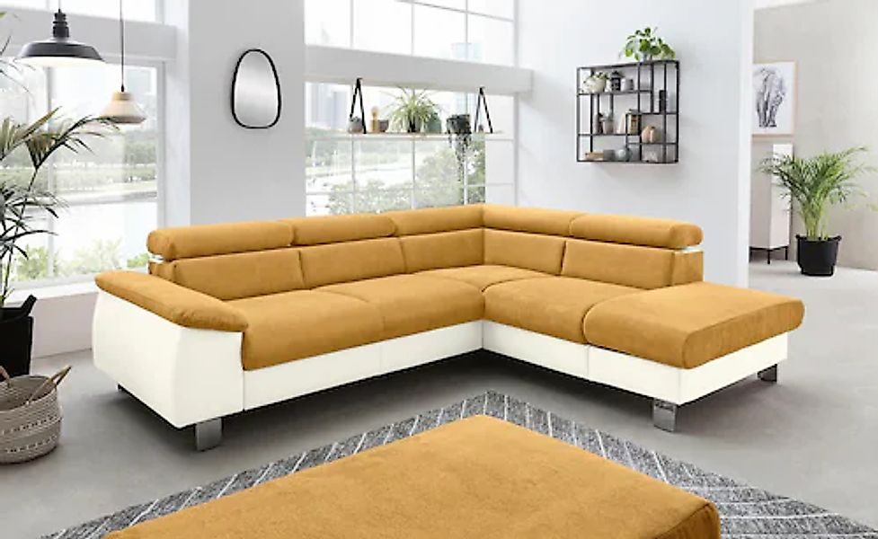 COTTA Polstergarnitur »Komaris L-Form«, (Set), Set bestehend aus: Ecksofa m günstig online kaufen