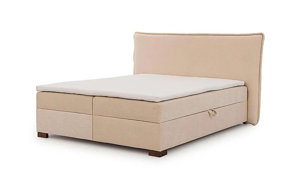 Boxspringbett   ¦ beige ¦ Maße (cm): B: 180 H: 119 Betten > Boxspringbetten günstig online kaufen