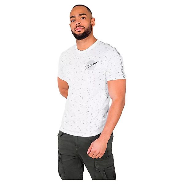 Alpha Industries Nasa Tape Kurzärmeliges T-shirt XS White günstig online kaufen