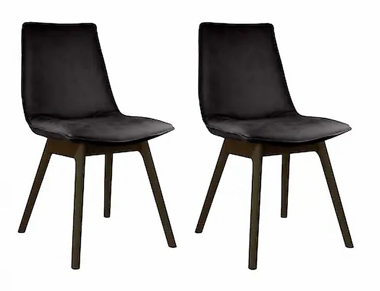 andas Esszimmerstuhl »Ramon«, (Set), 2 St., Microfaser, mit Massivholzbeine günstig online kaufen