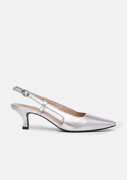 comma Pumps Sling-Pumps aus Glattleder Pumps günstig online kaufen