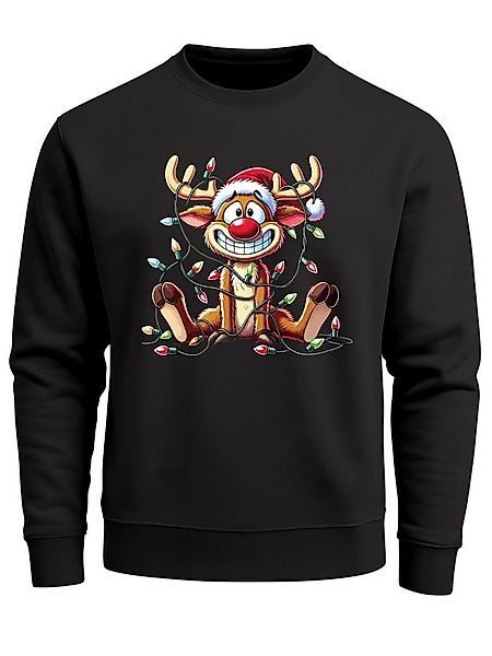 MoonWorks Sweatshirt Sweatshirt Herren Weihnachtspullover Lustig Rentier Au günstig online kaufen